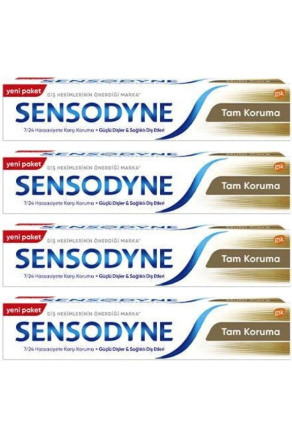 Sensodyne   Tam Koruma 75 Ml X 4 Adet