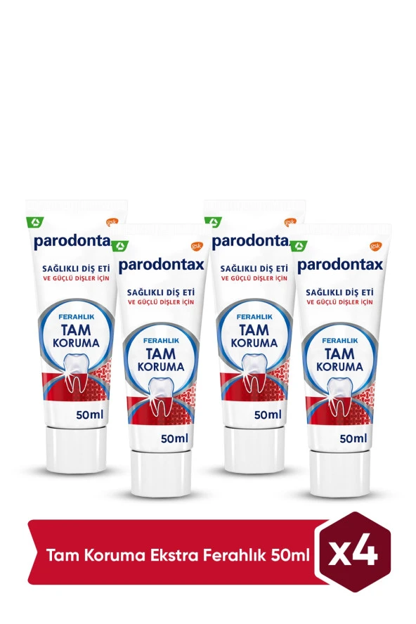 Parodontax   Tam Koruma Ekstra Ferahlık 50ml X 4 Adet