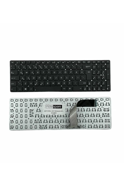 Asus ile Uyumlu K55N, K55V, K55VD, K55VJ, K55VM, K55VS, K75, K75A, K75V Notebook Klavye Siyah TR