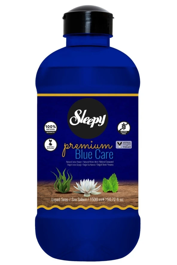 Sleepy   Premium Blue Care Sıvı Sabun 1500 ml
