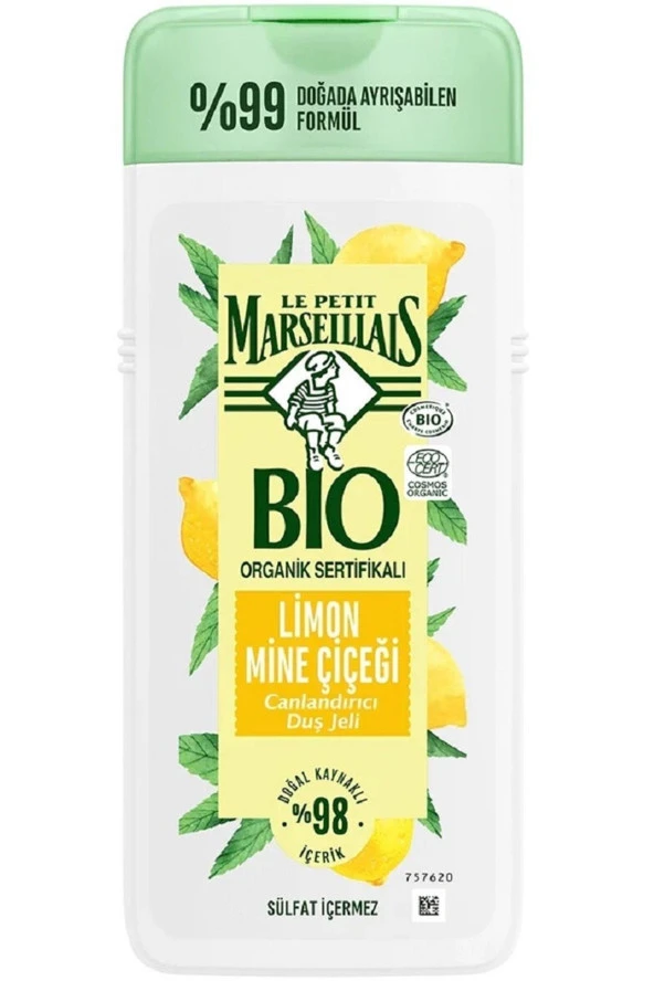 Le Petit Marseillais   Bıo Organik Sertifikalı Limon Mine Çiçeği Duş Jeli400 Ml