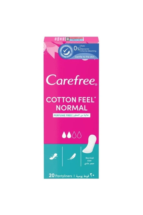 Carefree   Refresh Breathable Günlük Ped 20'li