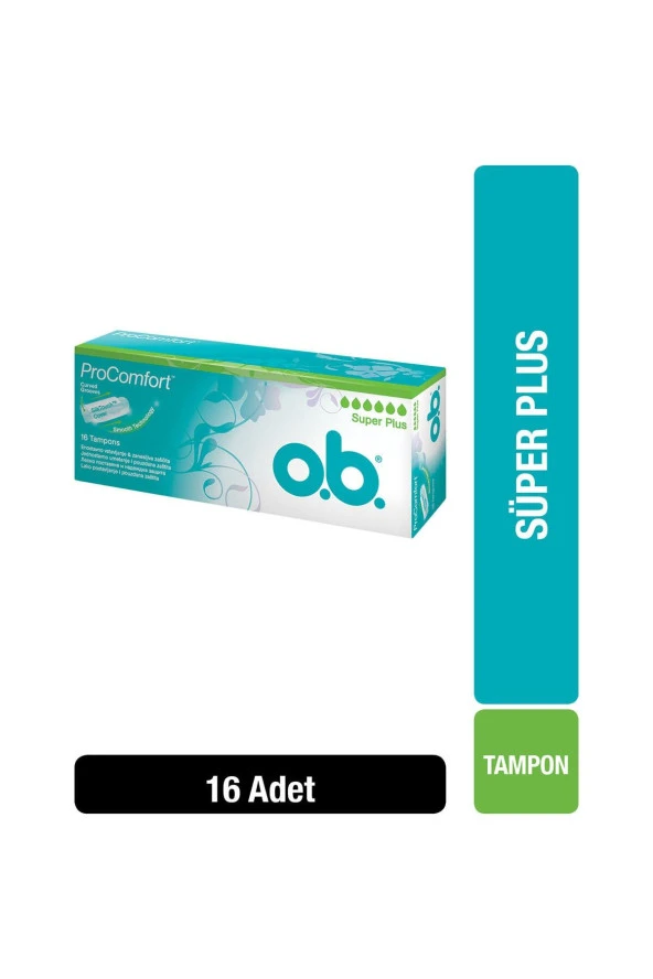 o.b.   Tampon Süper Plus 16'lı