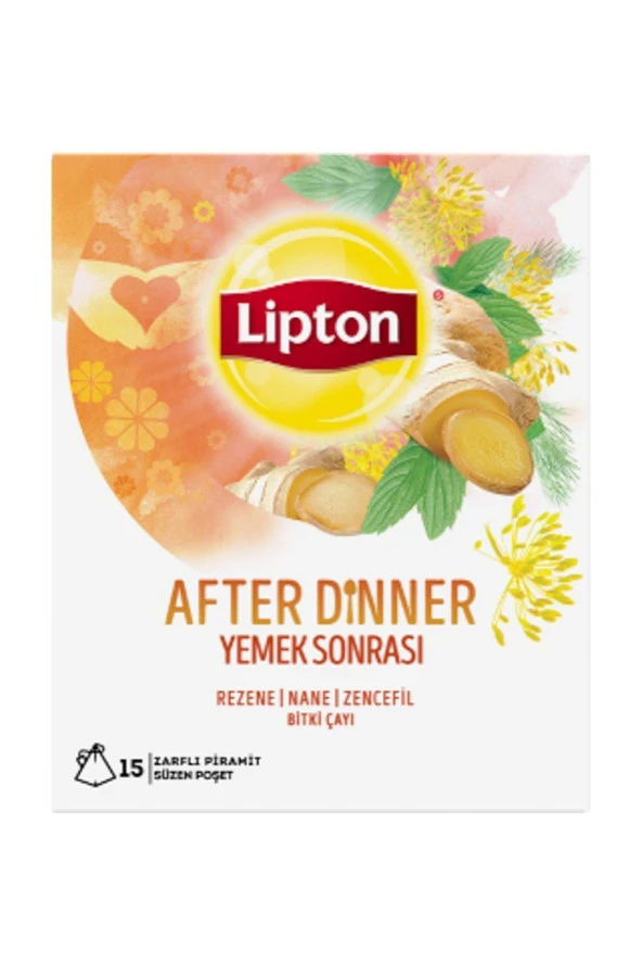 Lipton   After Dinner Bardak Poşet Bitki Çayı 15'li 22.5 gr