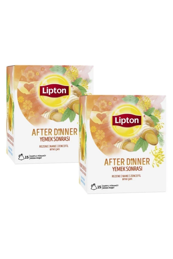 Lipton   After Dinner Bardak Poşet Bitki Çayı 15'li X 2 Adet