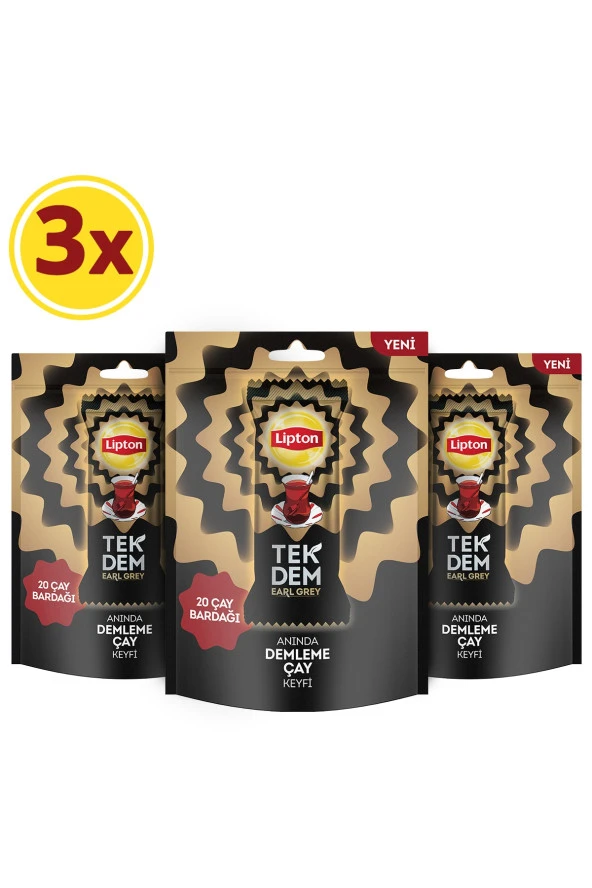 Lipton   Anında Çay Tek Dem Earl Grey 10 Lu Paket X 3