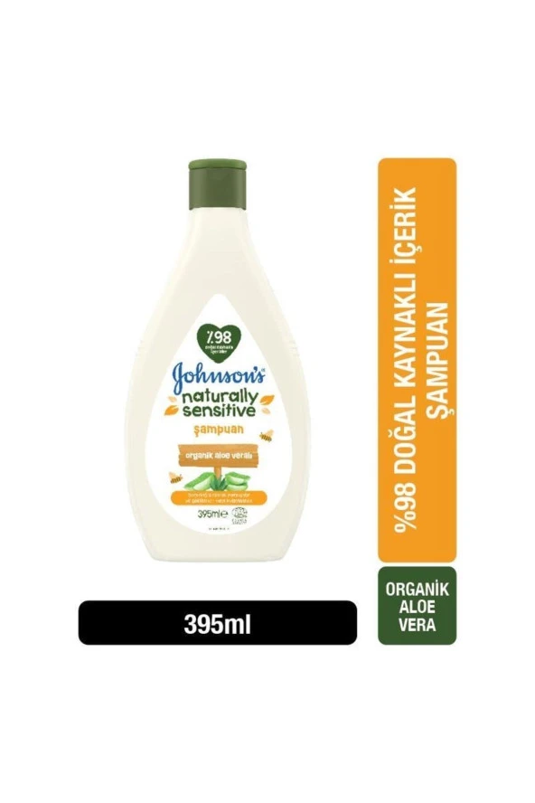 Johnson's   Baby Natural Organik Şampuan 395ml