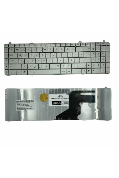 Asus ile Uyumlu N75, N75E, N75S, N75SF, N75SJ, N75SL, N75SN, N75SV Notebook Klavye Gümüş Gri TR