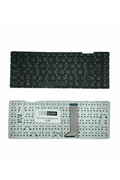 Asus ile Uyumlu VivoBook S400CA Touch Notebook Klavye Siyah TR