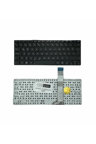 Asus ile Uyumlu Vivobook S300, S300C, S300CA, S300K, S300Kİ, S300SC Notebook Klavye Siyah TR