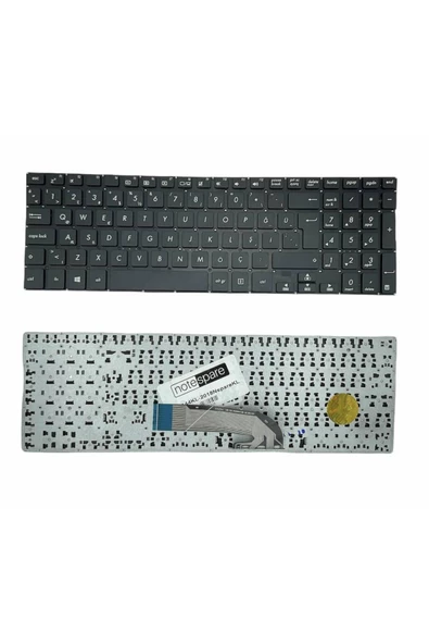 Asus ile Uyumlu Transformer TP500, TP500L, TP500LA, TP500LB, TP500LN Notebook Klavye Siyah TR