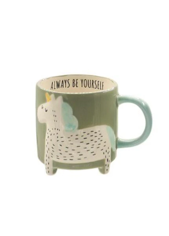 The Mia Unicorn Ayaklı Kupa 500 ml