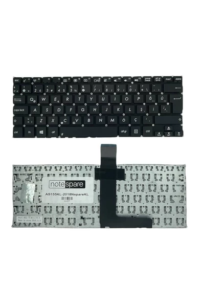 Asus ile Uyumlu VivoBook X200, X200CA, X200LA, X200MA Notebook Klavye Siyah TR