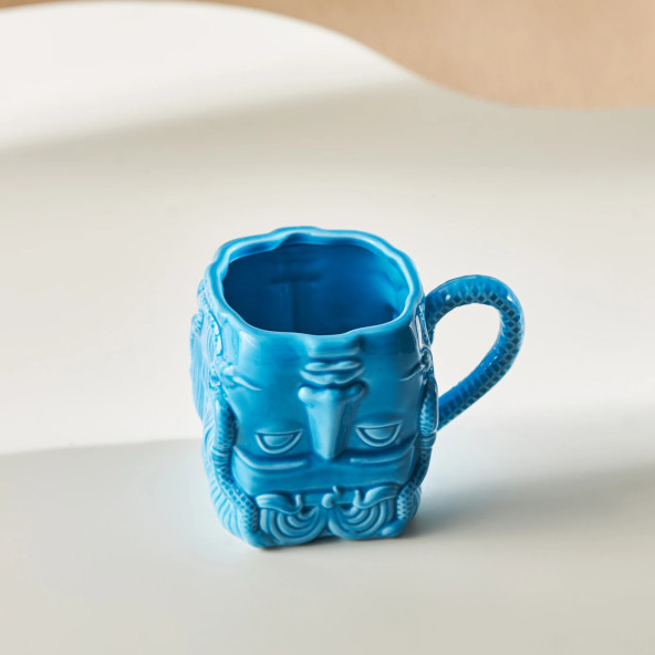Karaca X İst Collection Medusa 420 Ml Kupa Mavi - 4