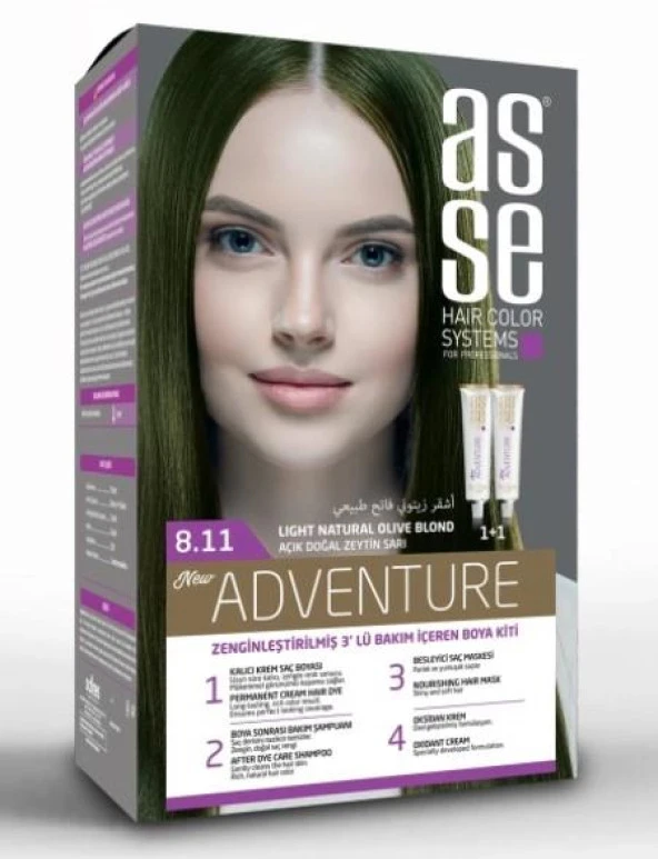 ASSE SET SAÇ BOYASI 8.11 50+50 ML