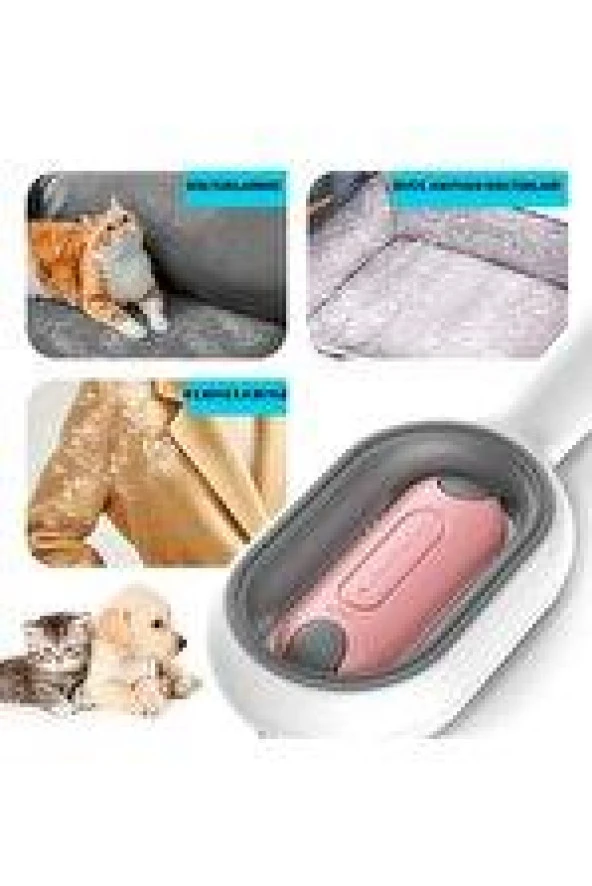 Valkyrie Su Hazneli Kedi Yıkama Fırçası Kedi Tarağı Sulu Yeni Nesil Pembe - 3