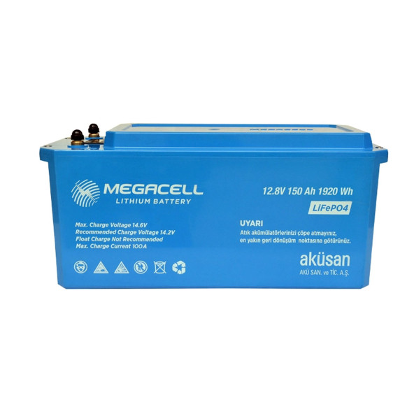 Megacell 12 volt 150 amper lithium lifepo4