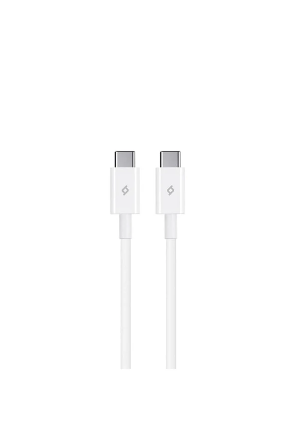 Ttec 2DK36B USB-C - USB-C 120cm 60W PD/QC Hızlı Şarj/Data Kablosu Beyaz