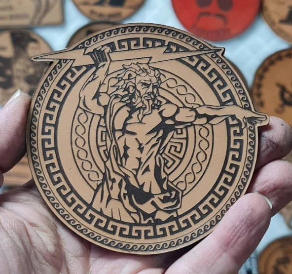 ZEUS - Deri Peç - Arma - Leather Patch - 3