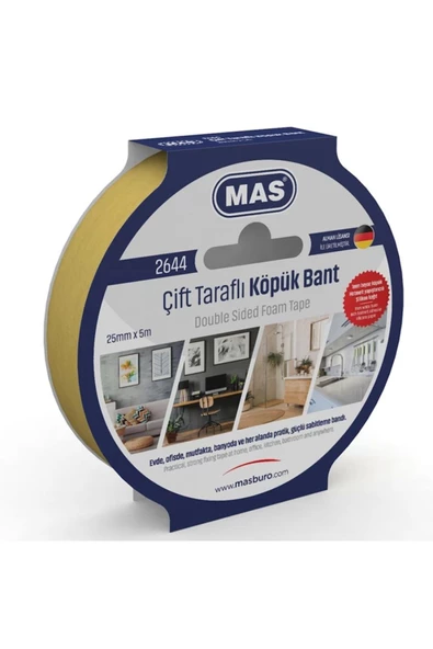 2644 Çift Taraflı Köpük Bant 25mm x 5m