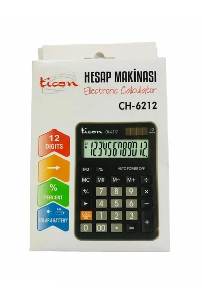 TİCON 6212 HESAP MAKİNASI