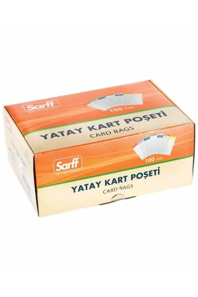 KART POŞETİ ŞEFFAF 100 ADET(10CM*14,5 CM)