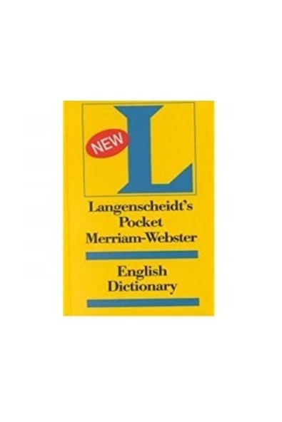 LANGENSCHEİDT MERRİAM WEBSTER SÖZLÜK