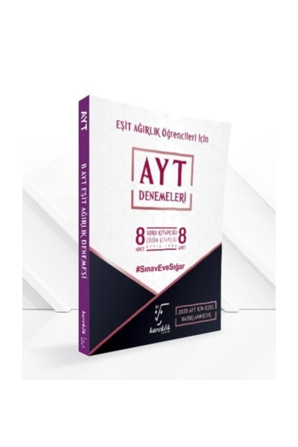 Karekök Yayınları Ayt Eşit Ağırlık 8'li Paket Deneme 2020