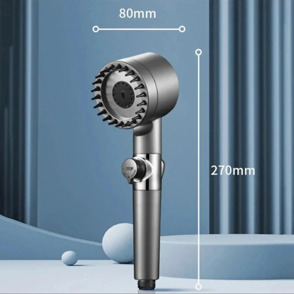 Masaj Tarakli 3 Fonksiyonlu Dus Basligi Ac Kapa Ozellikli