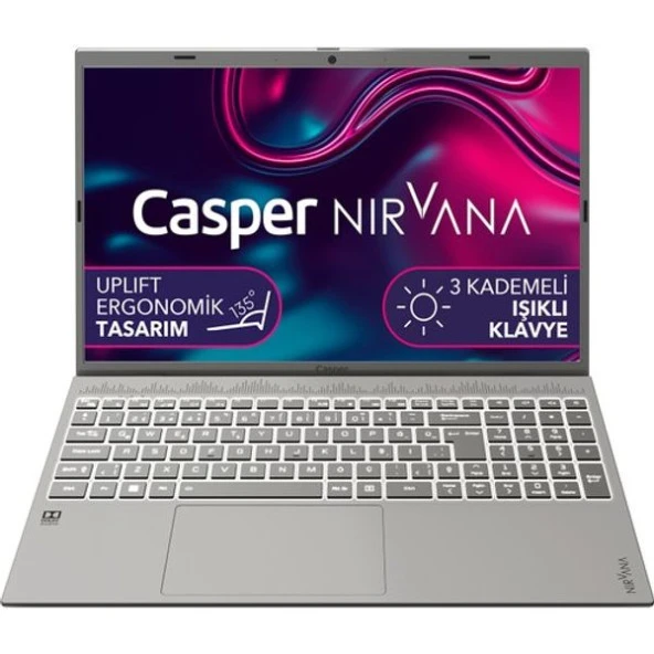CASPER Nirvana C550.1235-BV00X-G-F i5-1235U 16 GB 500 GB SSD Iris Xe Graphics 15.6" Full HD Notebook
