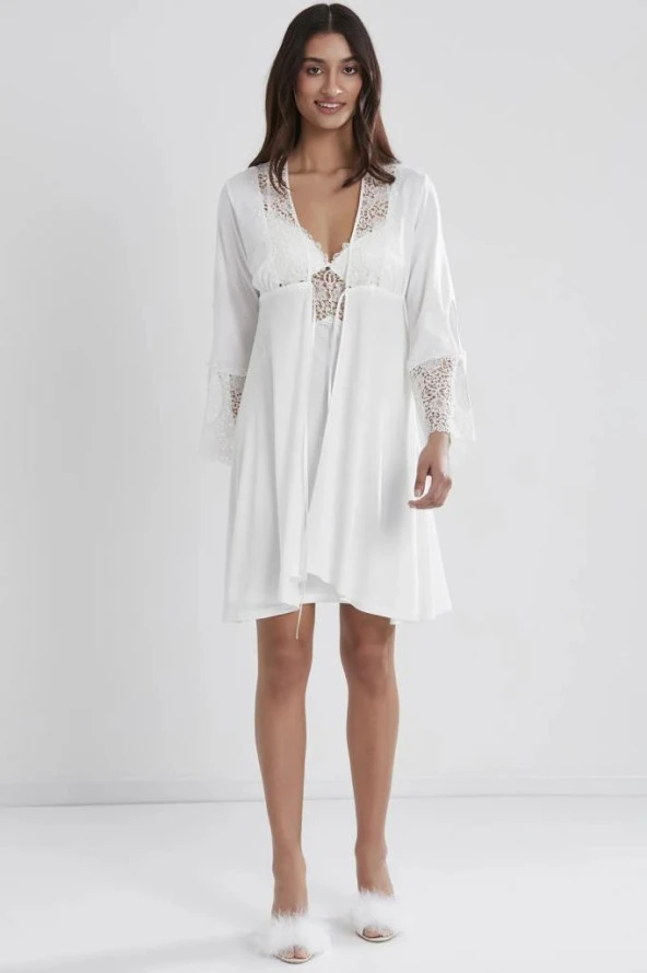 Pierre Cardin 5625 Ekru  Penye 6 Lı Bayan Çeyiz Seti - Resim 2