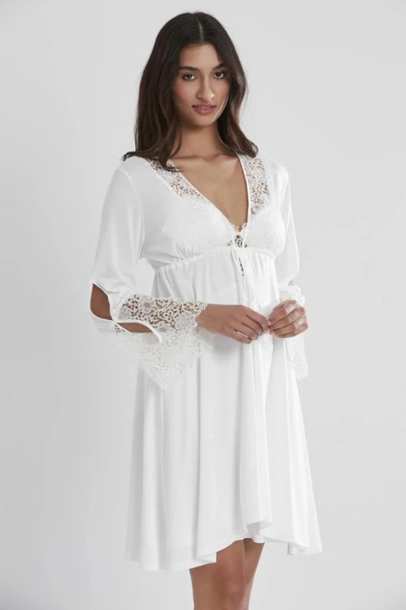 Pierre Cardin 5625 Ekru  Penye 6 Lı Bayan Çeyiz Seti - Resim 3