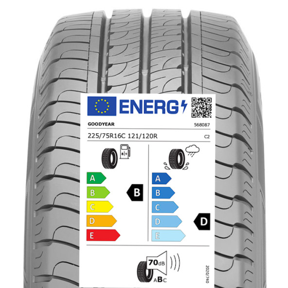 Goodyear EfficientGrip Cargo 225/75 R16C 121/120R Yaz Lastiği - 2024 - Resim 4
