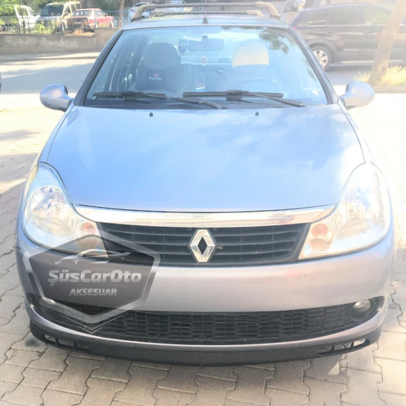 Renault Symbol 2008-2012 Thalia Uyumlu Üniversal Laguna Lip Esnek Ön Lip 2 Parça Tampon Altı Dil Karlık Ön Ek - 4