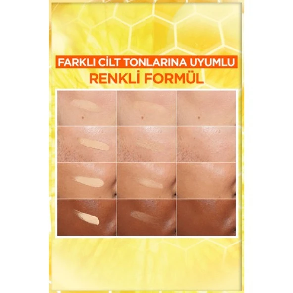 Garnier C Vitamini Parlak Günlük Güneş Koruyucu Fluid Yüz Kremi Işıltılı Doku SPF50+ 40ML - 4