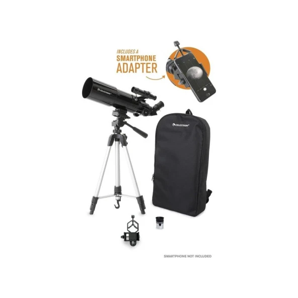 Celestron ​celestron 22030 Travel Scope 80 Portable Teleskop ve Smartphone Adaptör