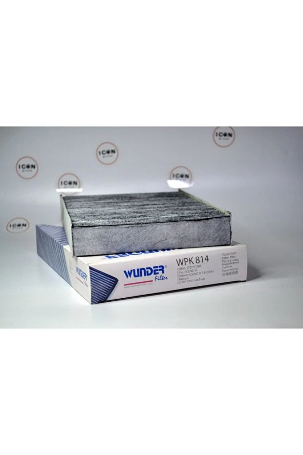 Icon Group - Renault Scenic III - Grand Scenic III Karbonlu Polen Filtresi - WPK 814 - Resim 2