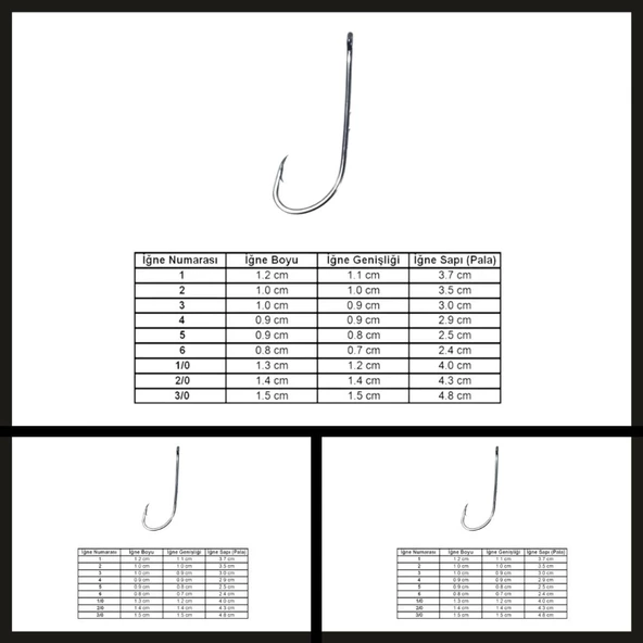Uyguna-Yakala Marlin 92647 Bn No: 3 İğne (100'lü) ürün görseli