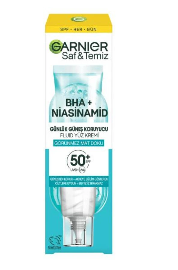 Garnier Saf & Temiz Günlük Güneş Koruyucu Fluid SPF 50+ Yüz Kremi 40 ML - 7