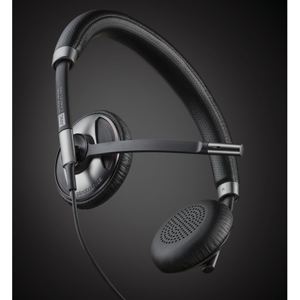 Plantronics Blackwire C725-M Çağrı Merkezi Kulaklığı (Aktif Gürültü Engelleme ) Ofis Kulaklığı