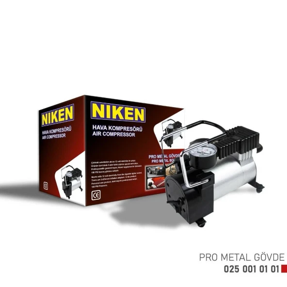 Niken Hava Kompresörü Metal Gövde 150 Psı