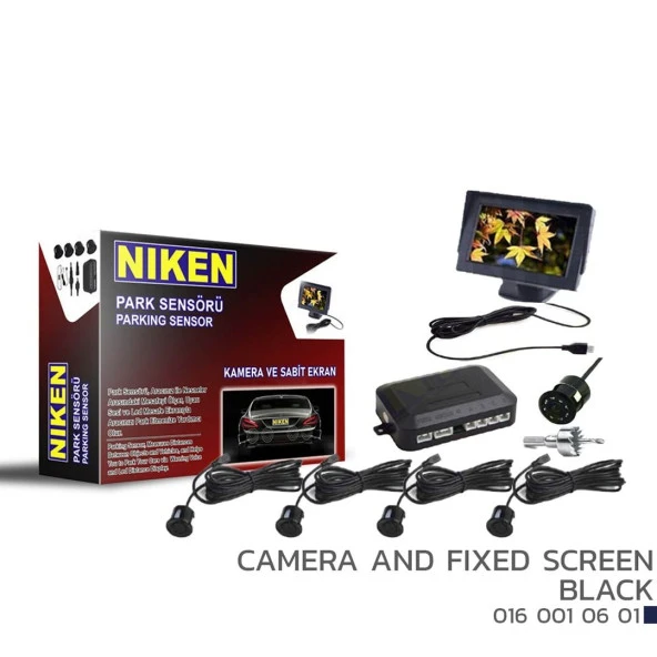 Niken Park Sensörü Kamera Ve Sabit Ekranlı Siyah