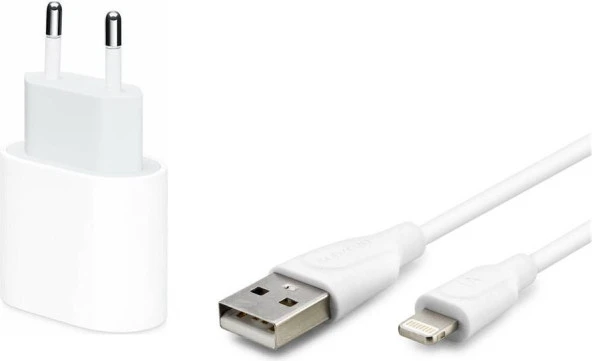 Apple iPhone Lightning USB Şarj Apple iPhone 6 S 7 8 Plus x Xr Xs Şarj Adaptör Seti