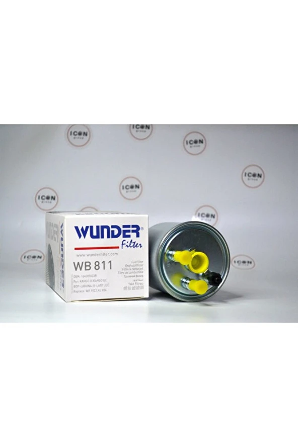 Icon Group - Kango II - Kango Be Bop - Laguna III - Latitude Yakıt Filtresi - WB 811 ürün görseli 1