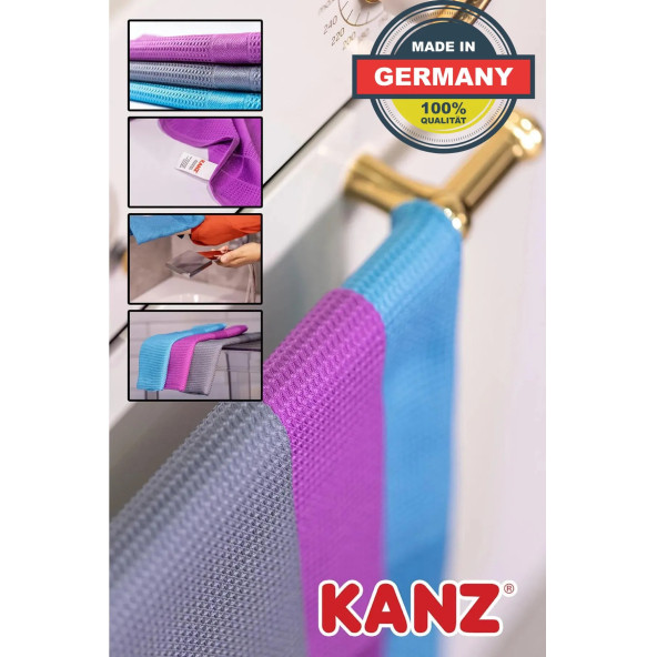 Kanz 3'lü Alman Mikrofiber Temizlik Bezi (3'lü Set) - 4