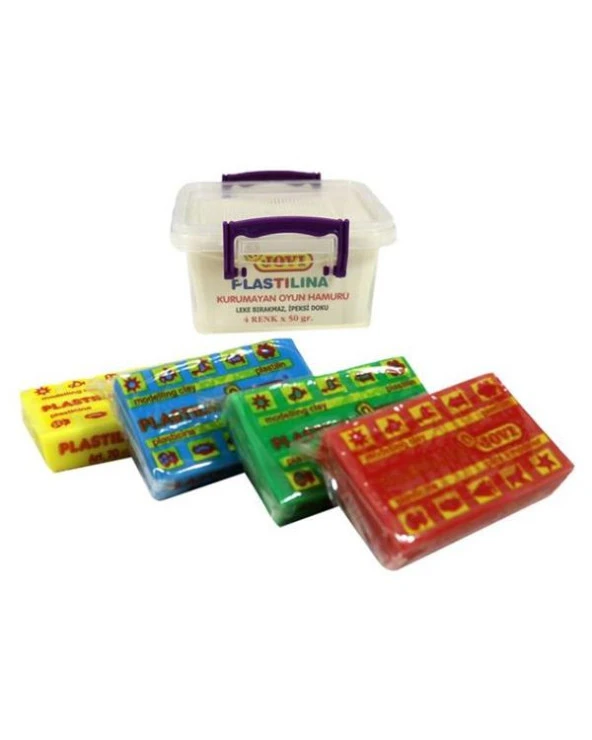 Jovi Oyun Hamuru Plastik Kutuda 50gr 4 Renk - 2
