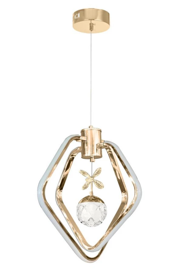 Eray Aydınlatma 1601-3 Led Gold Avize - 2