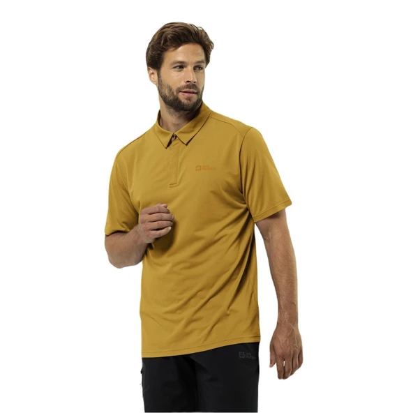 Jack Wolfskin 1809801 Delgami M Erkek Polo Tişört - Resim 2