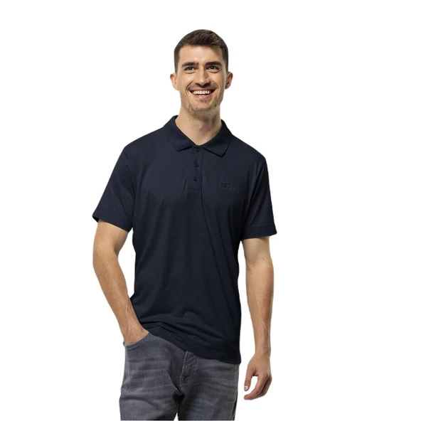 Jack Wolfskin 1809721 Travel M Erkek Polo Tişört - 2