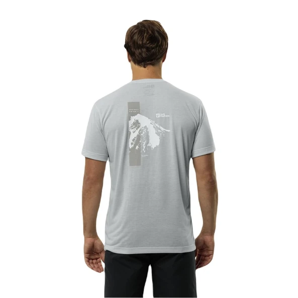 Jack Wolfskin 1809941 Vonnan S/S Graphic T M Erkek Tişört - 4